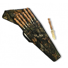 Набор шампуров Gorillas BBQ БОЙСКАУТ в чехле из брезента