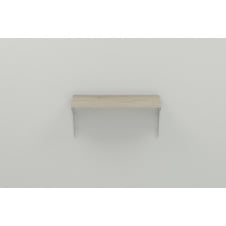 Фото - Полка настенная Ferrum-decor Ханди 2 240x500x240 металл Белый ДСП Сонома 16 мм (XND0011) Полка настенная Ferrum-decor Ханди 2 240x500x240 металл Белый ДСП Сонома 16 мм (XND0011)
