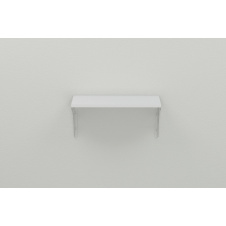 Полка настенная Ferrum-decor Ханди 2 240x700x240 металл Белый ДСП Белое 16 мм (XND0050)