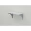 Полка настенная Ferrum-decor Ханди 2 240x600x240 металл Серый ДСП Белое 16 мм (XND0036) Володарск-Волынский