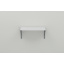 Полка настенная Ferrum-decor Ханди 2 240x600x240 металл Серый ДСП Белое 16 мм (XND0036) Володарск-Волынский
