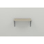 Полка настенная Ferrum-decor Ханди 2 240x700x240 металл Серый ДСП Сонома 16 мм (XND0060) Каменка-Днепровская