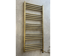 Рушникосушка електрична Terma Fiona 1140x500 Brushed Brass тен ONE