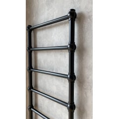 Рушникосушка електрична Terma Retro 800x504 Black mat тен MOA Королево