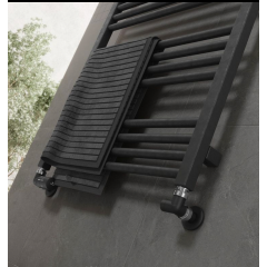Полотенцесушитель электрический Terma Fiona 1140x530 Black mat тен MOA Петрово
