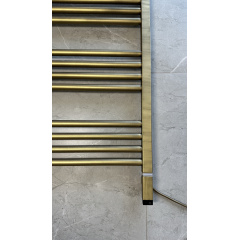 Полотенцесушитель электрический Terma Fiona 1140x500 Brushed Brass тен ONE Киев