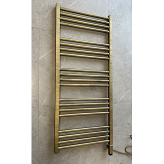 Рушникосушка електрична Terma Fiona 1140x500 Brushed Brass тен ONE