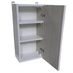 Шкафчик пластиковый для ванной комнаты без ручки Mikola-M 50 см Белый Черкассы