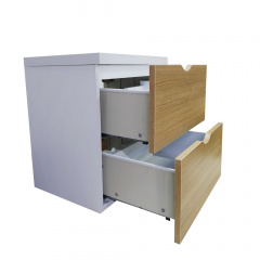 Пластиковая подвесная тумба The MIX Лями Wood 110 см Дуб Кременчук