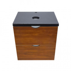 Подвесная тумба Mikola-M Golden oak с бетонной столешкой 60 см Дуб Київ