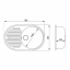 Кухонна Мийка Lidz 780X500/200 Col-06 (Lidzcol06780500200) Кам'янець-Подільський