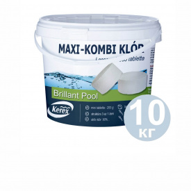 Таблетки для басейну MAX «Комбі хлор 3 в 1» Kerex 80036, 10 кг (Угорщина)