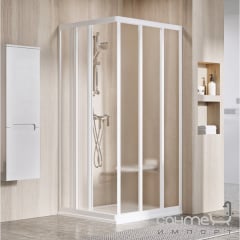 Душевой уголок раздвижной Ravak Supernova ASRV3-75 198 Grape 15V301R2ZG белый Львів
