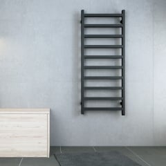 Полотенцесушитель электрический Terma SIMPLE 1080x500 Black mat с теном MOA Каменское