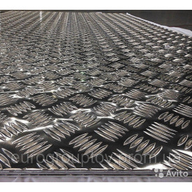 Лист алюмінієвий рифлений 1,5 мм (1000х2000 мм)