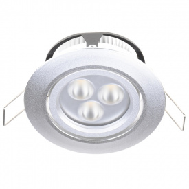 Точечный светильник Brille 6W LED-102 Серебристый 176464