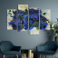 Картина на холсте KIL Art Волшебные синие розы 129x90 см (989-42) Київ