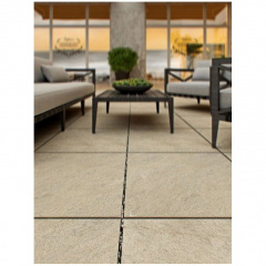 Плитка керамогранитная Stargres Pietra Serena Cream Rect 600x600x20 мм Ізюм