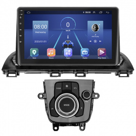 Штатная магнитола Lesko Mazda 3 III BM Рестайлинг 2016-2019 9" 2/32Gb 4G Wi-Fi GPS Top (10683-59010)