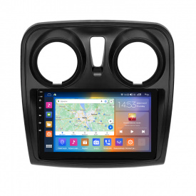 Штатная магнитола Lesko 9" Dacia Lodgy 2012-2017 4/64Gb CarPlay 4G Wi-Fi GPS Prime (10227-47532)
