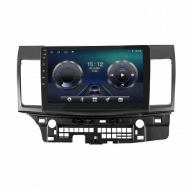 Штатная магнитола Lesko для Mitsubishi Lancer X 2007-2017 экран 10.1" 4/32Gb/ 4G/ CarPlay/ Premium GPS Android