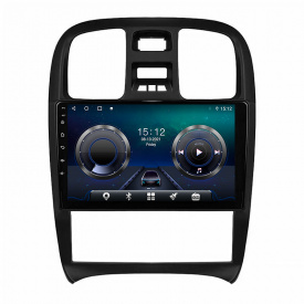 Штатная автомагнитола Lesko для Hyundai Sonata (2001-2013 гг.) 9" 4+64 Gb 4G+CarPlay Premium GPS Android