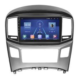 Штатная магнитола Lesko Hyundai Grand Starex I Рестайлинг 2015-2018 9" 2/32Gb 4G Wi-Fi GPS Top (10491-51879)