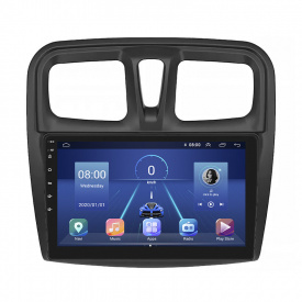 Штатная магнитола Lesko 9" Renault Sandero II Рестайлинг 2018-н.в. 6/128Gb 4G Wi-Fi GPS Top (9823-43792)