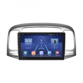 Штатная магнитола Lesko Hyundai Accent III 2006-2011 9" 6/128Gb 4G Wi-Fi GPS Top (10472-51764)