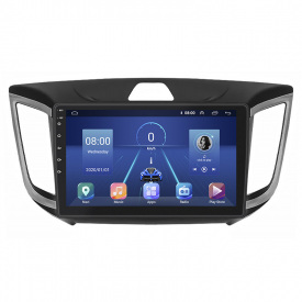 Штатная магнитола Lesko Hyundai Creta I 2016-2020 10" 4/64Gb 4G Wi-Fi GPS Top (10476-51803)