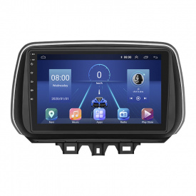 Штатная магнитола Lesko Hyundai Tucson III Рестайлинг 2018-2021 10" 6/128Gb 4G Wi-Fi GPS Top (10610-52955)