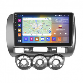 Штатная магнитола Lesko Honda Jazz I Manual AC 2001-2005 IPS 9" 4/64Gb CarPlay 4G Wi-Fi GPS Prime (10619-52930)