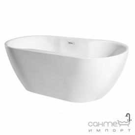 Овальная отдельностоящая ванна Besco Navia 1400x750 белая