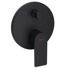 Смеситель для ванны/душа Hansgrohe Rebris E, скрытый монтаж, внешняя часть, Matt Black (72468670)