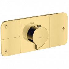 Термостат Axor One на 3 потребителя, Polished Gold Optic (45713990)