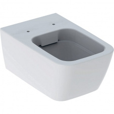 Унитаз подвесной воронковидный Geberit iCon Square Rimfree, белый (201950000)