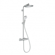 Душевая система Hansgrohe Crometta S Showerpipe 240 1jet EcoSmart с термостатом 9 л/мин, хром (27268000)