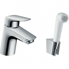 Смеситель для умывальника Hansgrohe Logis с гигиеническим душем, хром (71290000)