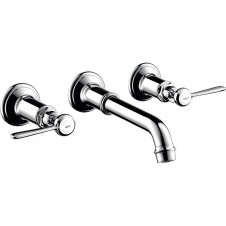 Смеситель настенный для умывальника Axor Montreux Lever на 3 отверстия, хром (16534000)
