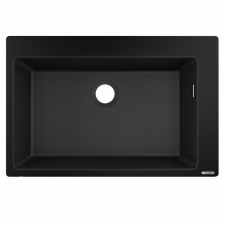 Мойка кухонная Hansgrohe S 51 S510-U660 77х51, Graphite Black (43313170)