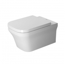 Унитаз подвесной Duravit P3 Comforts Rimless с крышкой, белый (2561090000/0020390000)