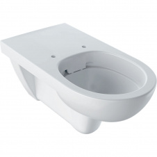 Подвесной унитаз Geberit Selnova Comfort Rimfree воронковидный, удлиненный вылет, белый (501.046.00.7)