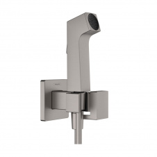Комплект гигиенического душа Hansgrohe E EcoSmart+ на смешанную воду, Brushed Black Chrome (29233340)