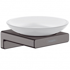 Мыльница подвесная Hansgrohe AddStoris, Brushed Black (41746340)