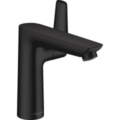 Смеситель для умывальника Hansgrohe Talis E 150 с донным клапаном, черный матовый (71754670) Київ