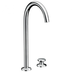 Смеситель для умывальника AXOR ONE Select 260 на 2 отверстия с донным клапаном push-open, хром (48060000) Київ