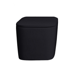 Унитаз подвесной Nic Design Semplice с крышкой, антрацит (003699013/005706013) Обухів