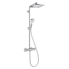 Душевая система Hansgrohe Showerpipe Crometta E240 1jet с термостатом, хром (27271000) Київ