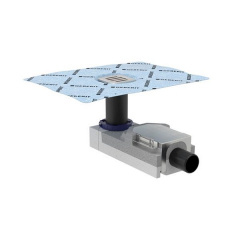 Душевой трап Geberit, высота стяжки 90-200 мм (154.050.00.1) Ровно