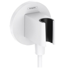 Шланговое подсоединение Hansgrohe FixFit Porter S с держателем, Matt White (26888700) Николаев